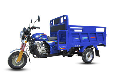 El triciclo del cargo 150CC de la refrigeración por aire, tres eléctricos rueda la motocicleta azul marino