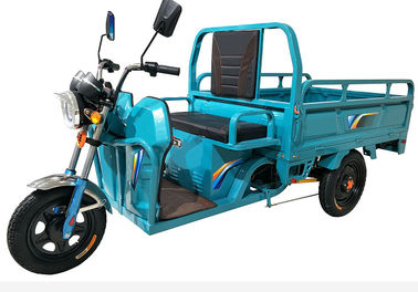 El azul tres rueda la motocicleta/el poder chino 60V del cargo de Trike 800W del cargo