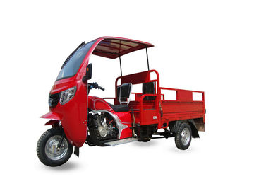 Triciclo de lujo del motor del cargo del cargador, motocicleta del cargo de tres ruedas con la cabina
