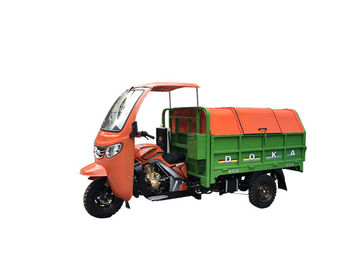 Triciclo del cargo de la gasolina 250CC para la recogida de residuos, sistema de elevación automático
