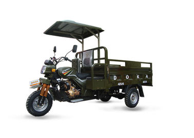 Motocicleta motorizada del cargo de la rueda del chino 3 de la impulsión de eje con el árbol del marco de acero y del coche