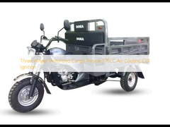 Triciclo de carga motorizado de tres ruedas de 175CC refrigeración por aire CDI encendido