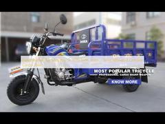 Motocicleta Tuk Tuk de gasolina con asientos laterales, triciclo de carga chino de tres ruedas