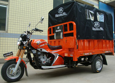 entrega Van del triciclo del cargo 200CC con la cubierta de lona posterior para las áreas que llueven al aire libre