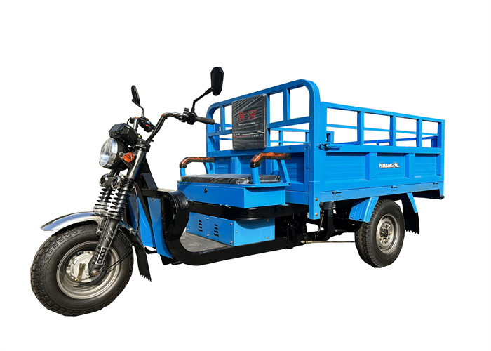 Motocicleta eléctrica de tres ruedas de 2500W con frenado de tambor y capacidad de carga de 1000 KG