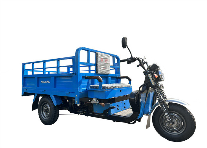 Motocicleta eléctrica de tres ruedas de 2500W con frenado de tambor y capacidad de carga de 1000 KG