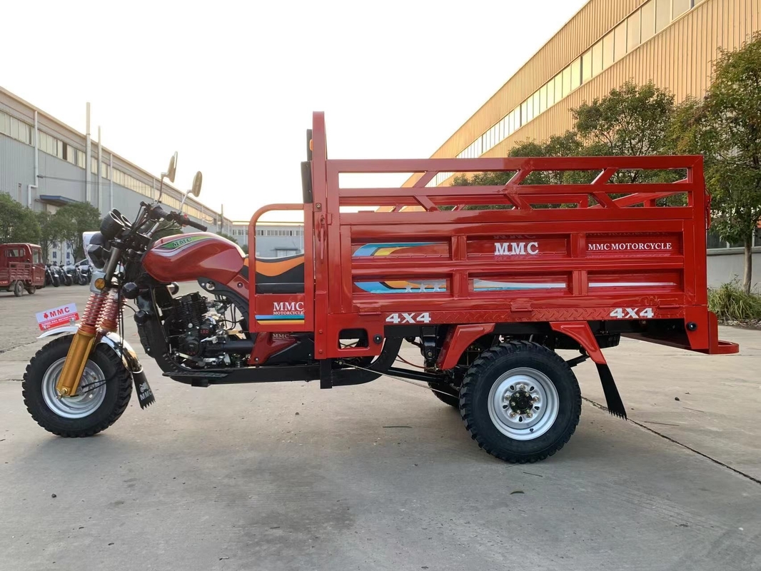 1000 kg de carga máxima Motocicleta de carga de 3 ruedas con método de embalaje CKD y alta capacidad de carga