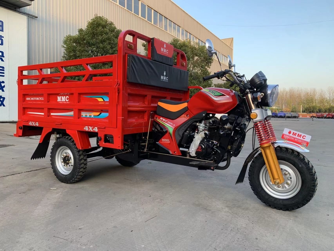 1000 kg de carga máxima Motocicleta de carga de 3 ruedas con método de embalaje CKD y alta capacidad de carga
