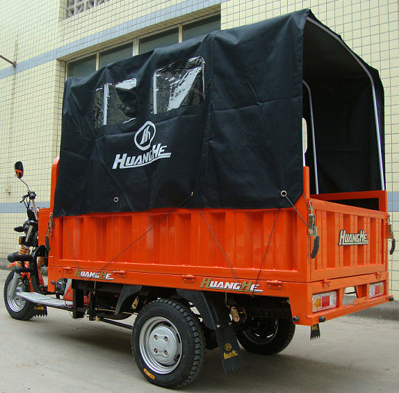 entrega Van del triciclo del cargo 200CC con la cubierta de lona posterior para las áreas que llueven al aire libre