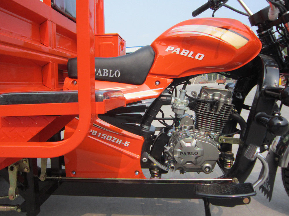 Motocicleta de tres ruedas para carga, con motor de 300CC y cilindrada de 201-250cc