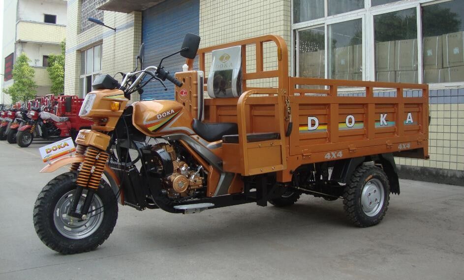 La rueda 3 motorizó el triciclo del cargo del triciclo 250cc que aumentaba el policía motorizado del carro tres para los adultos