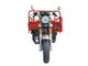 Motocicleta abierta roja del cargo de la rueda del cuerpo 3, triciclo adulto 150ZH-H del cargo